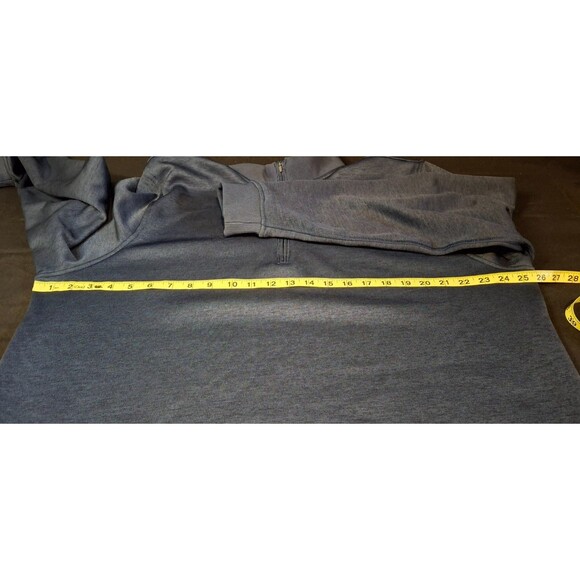 Under Armour Sweater Mens 2XL Blue 1/4 Zip Storm Fleece Jumper Workout/Golf XXL - Picture 4 of 12